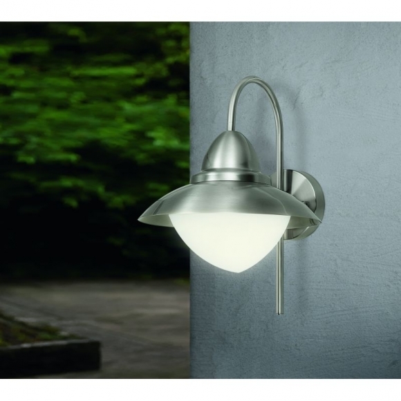 micro constante Maand Sidney buiten wandlamp RVS | Dijk Webshops